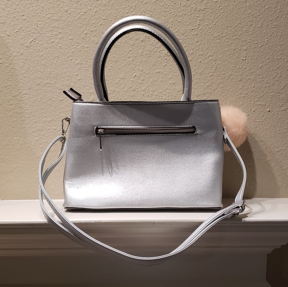 Silver satchel bag - Picture 2 of 8